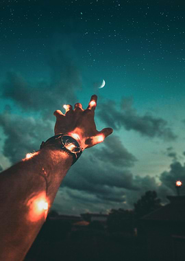 Reaching for the Moonlit Sky