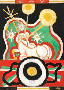 Mystical Lamb Painting