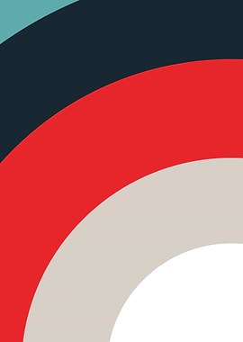 Abstract Colorful Arcs