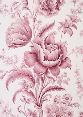 Floral Pattern Pink Flowers
