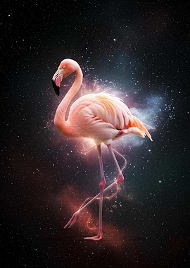 Flamingo in Space