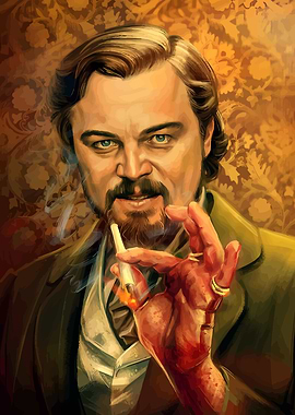 Leonardo DiCaprio as Calvin Candie Painting