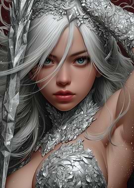 Ice Queen with Sword
