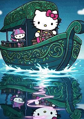Hello Kitty boat