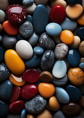 Colorful Polished Stones