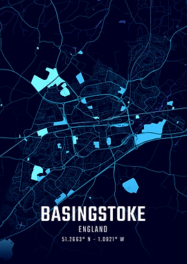 Basingstoke Midnight City Map