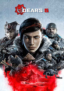 Gears 5 Game Cover Art