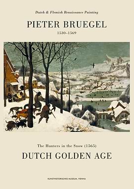 Pieter Bruegel's Hunters in the Snow