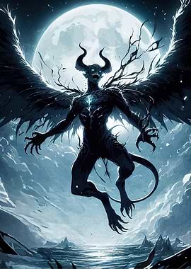 Winged Demon Moonlight