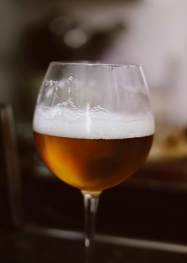Beer in a glass