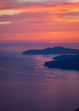 Coastal Sunset Landscape