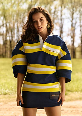 Ana de Armas in Louis Vuitton Dress