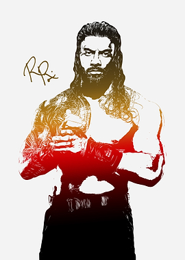 Roman Reigns Illustration
