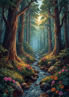 The Secret Forest Stream