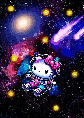 Hello Kitty in Space
