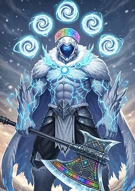 Ice Warrior Axe Magic