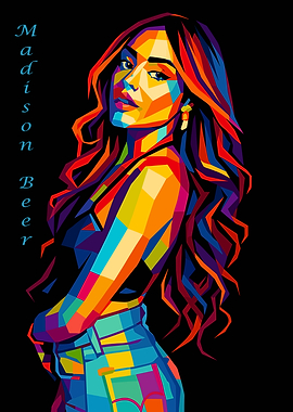 Madison Beer Pop Art Portrait
