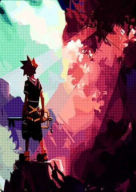 Sora Kingdom Hearts Digital Art