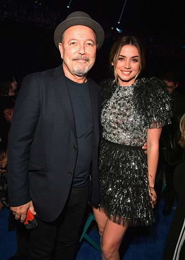 Joel Silver and Ana de Armas