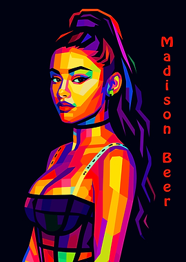 Madison Beer Pop Art Portrait