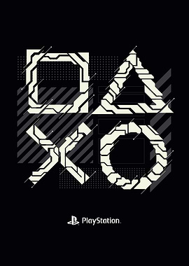 PlayStation Controller Symbols Tech Art