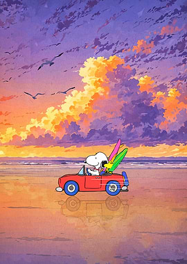 Snoopy's Beach Ride