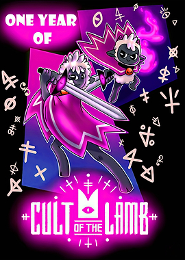 Cult of the Lamb Anniversary Art