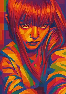 WPAP Portrait of a Woman