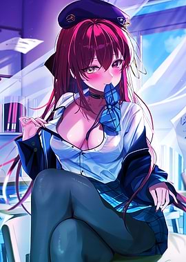 Anime Girl in School Uniform