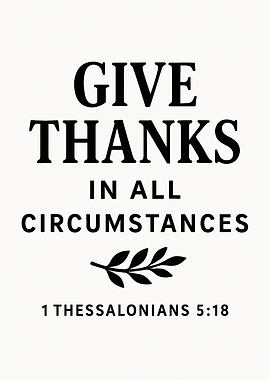 Give Thanks Inspirational Quote