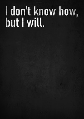 Motivational Quote on Dark Background