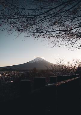 Mount Fuji Landscape View