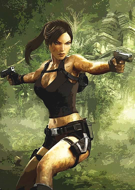 Lara Croft in Action