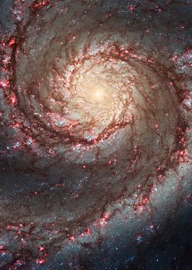 Spiral Galaxy in Deep Space