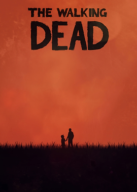 The Walking Dead Silhouette Poster