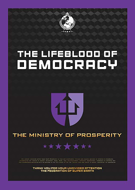 Super Earth: Lifeblood of Democracy