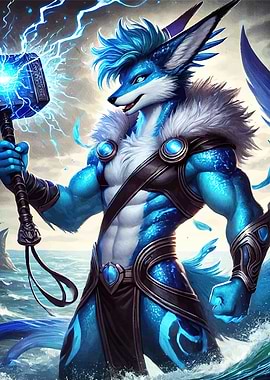 Furry Thor Mjolnir