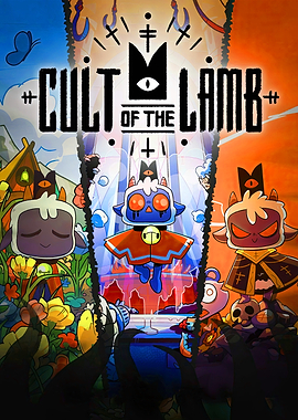 Cult of the Lamb Game Cover Art