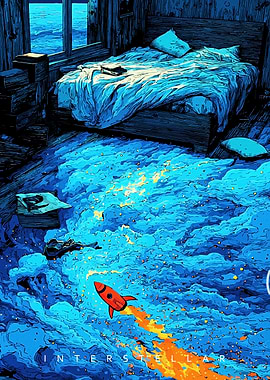 Interstellar Movie Poster Art