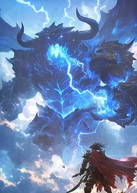 Epic Battle Warrior Lightning Monster