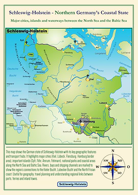Schleswig-Holstein Map - Northern Germany