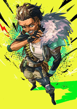 Mad Maggie Apex Legends Illustration