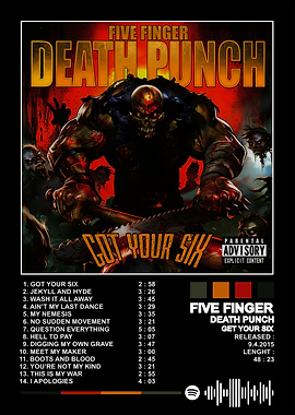 Five Finger Death Punch Album Cover