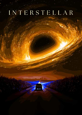 Interstellar Movie Poster Art