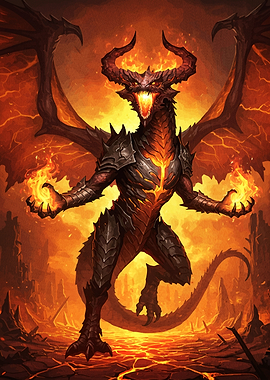 Fiery Dragon Lord