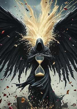 Winged Reaper Hourglass