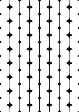 Black and White Geometric Pattern