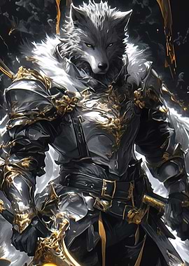 Wolf Knight in Armor