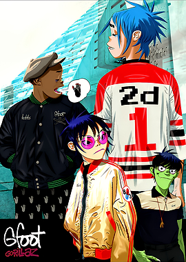 Gorillaz G Foot Album Cover