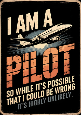 I Am A Pilot Art